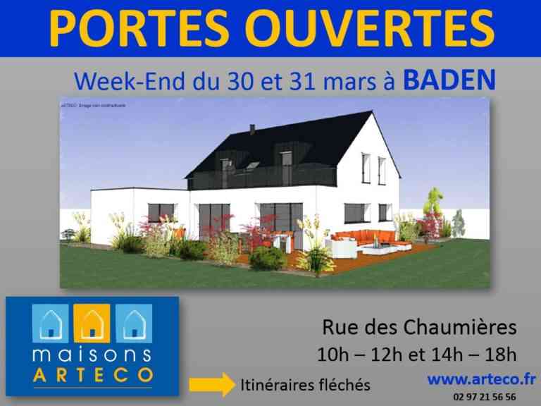 Venez visiter cette nouvelle réalisation sur Baden (56) le week-end du 30 et 31 mars.
