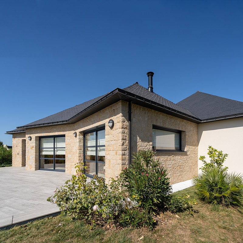 Maison habillage pierres