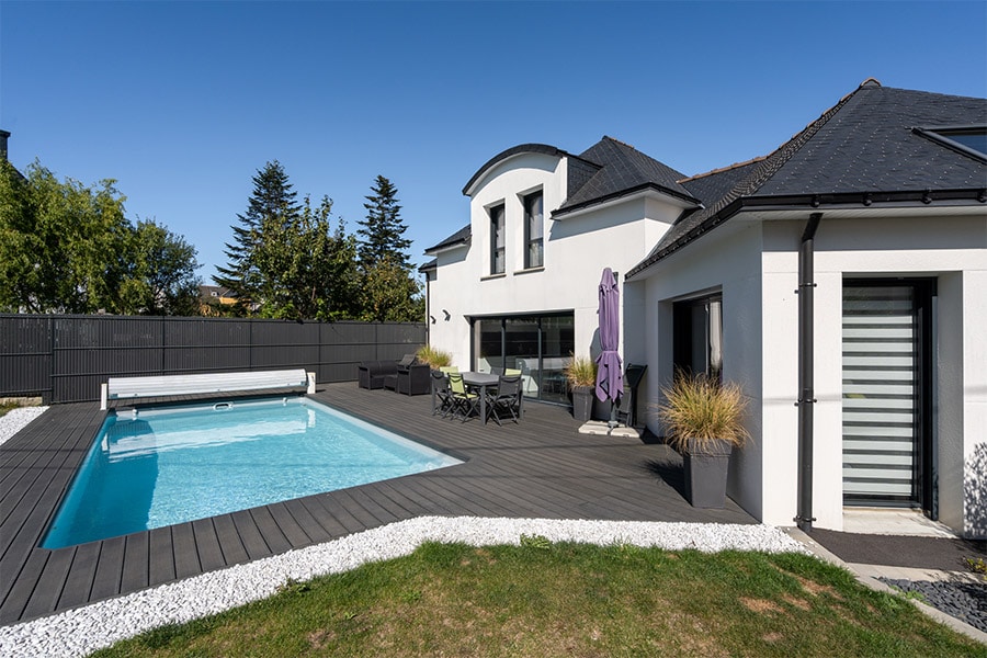 Maison terrasse piscine