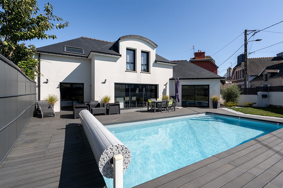 Maison terrasse piscine