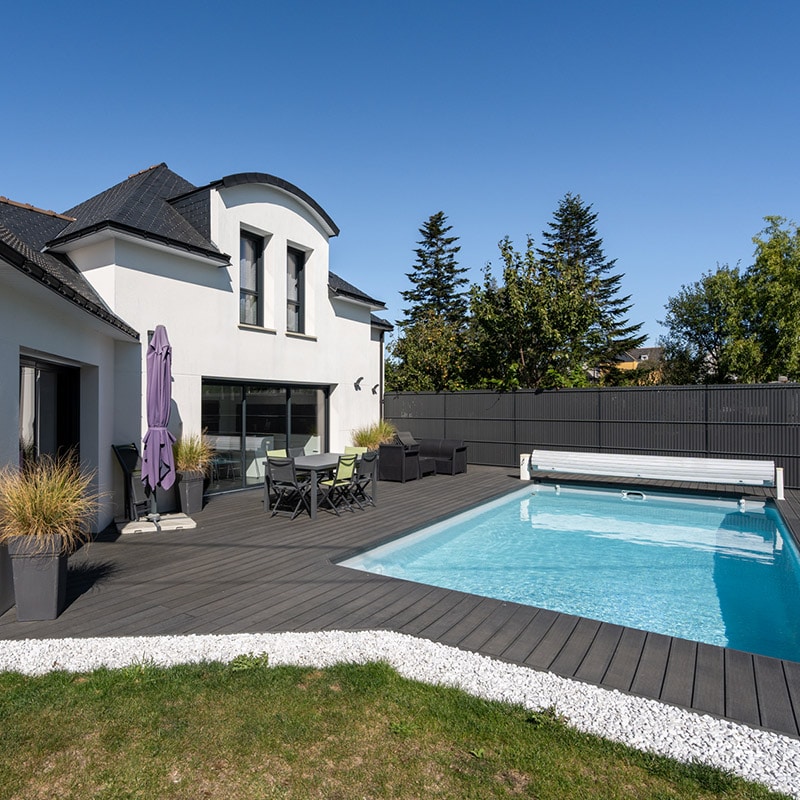 Maison terrasse piscine