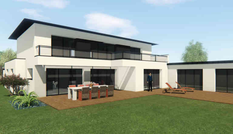 Budget maison entre 230 000 et 500 000 € - Maison Bretonne contemporaine