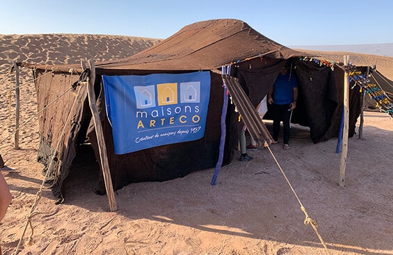 maisons arteco equipe voyage desert